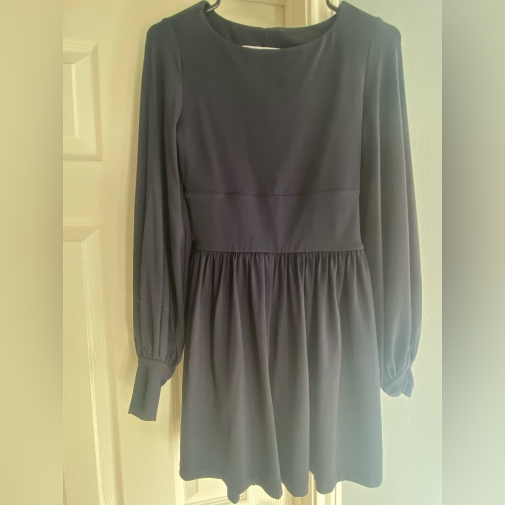 Susana Monaco Navy Long Sleeve Romper